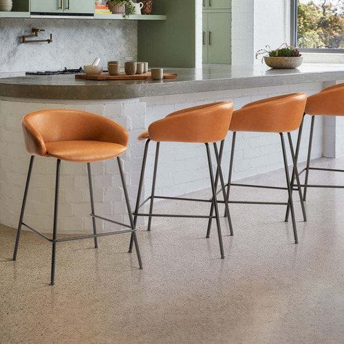64.5cm Elsa Upholstered Barstools