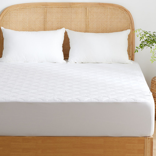 Deluxe-Cotton-blend-Quilted-Waterproof-Mattress-Protector