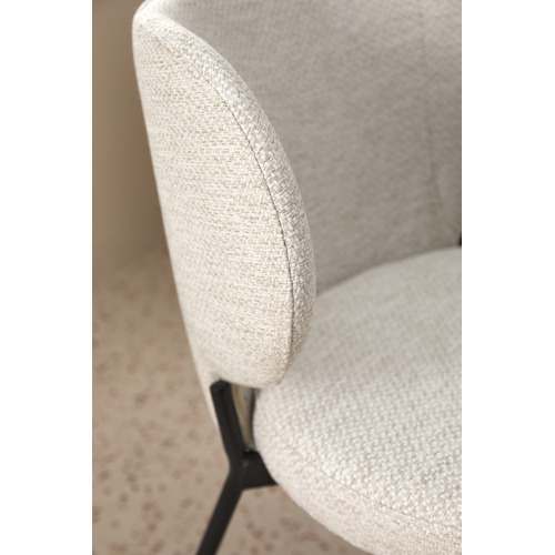 Cream Petra Upholstered Dining Chairs