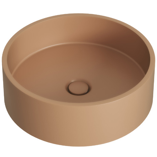 Clover-382mm-Round-Concrete-Above-Counter-Basin