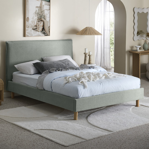 Dune Tool-Free Assembly Upholstered Bed
