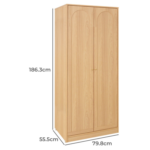 Gina 2 Door Wardrobe