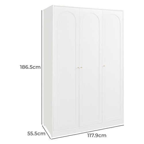 Gina 3 Door Wardrobe