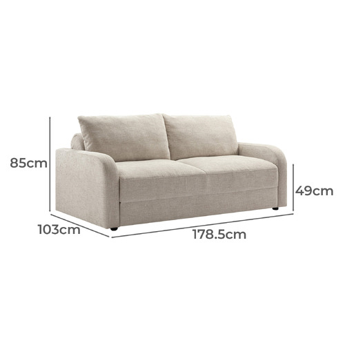 Siesta 3 Seater Queen Sofa Bed