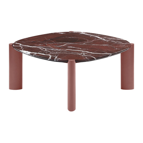 Marilyn Merlot Marble Coffee Table