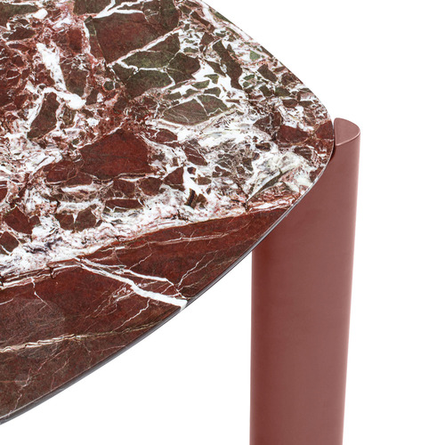Marilyn Merlot Marble Side Table