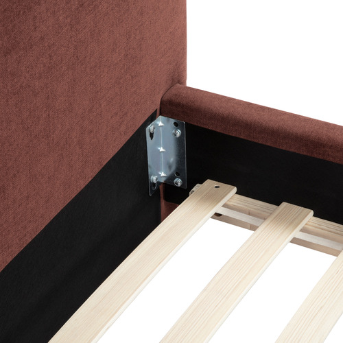 Cinnamon Mela Upholstered Bed