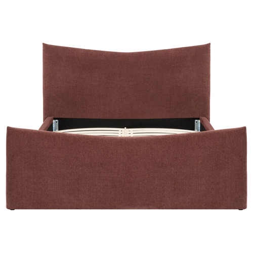 Cinnamon Mela Upholstered Bed