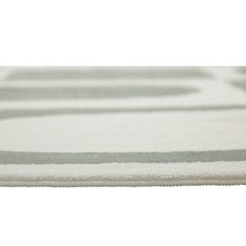 Green Geometric Duke Machine Washable Rug