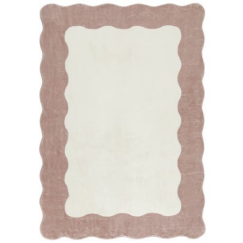 Clay Wavy Skyler Machine Washable Rug