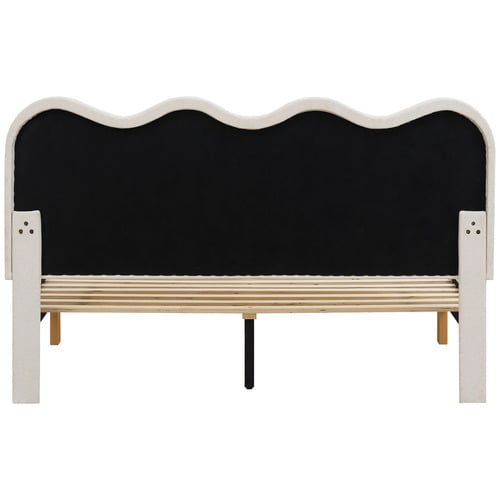 Alina Wavy Upholstered Bed