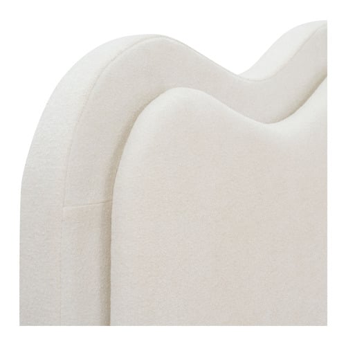 Alina Wavy Upholstered Bed