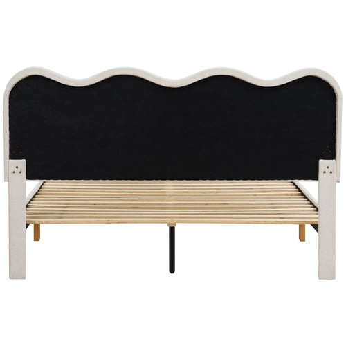 Alina Wavy Upholstered Bed