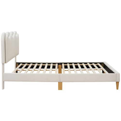 Alina Wavy Upholstered Bed