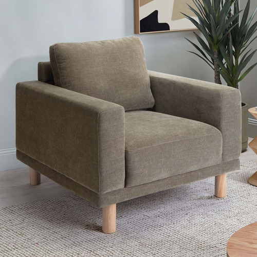 Temple Webster High-Performance Warwick Fabric Orson Armchair