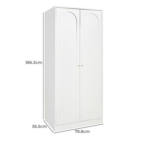 Gina Arch 2-Door Wardrobe