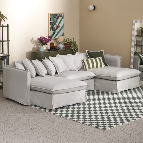 Montauk 4 Seater Sofa with Left & Right Chaise