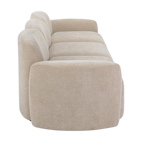 Cami 4 Seater Chenille Modular Sofa & Ottoman Set