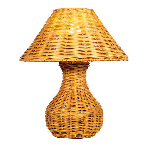 36cm Bobbi Rattan Table Lamp