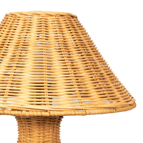 36cm Bobbi Rattan Table Lamp