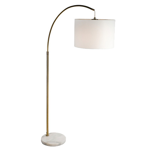 201cm Lorah Arc Marble Floor Lamp