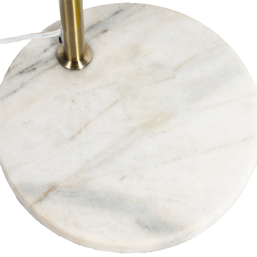 201cm Lorah Arc Marble Floor Lamp
