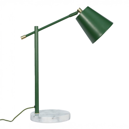 50cm Olive Jayce Marble Table Lamp