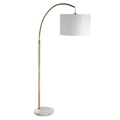 201cm Lorah Arc Marble Floor Lamp