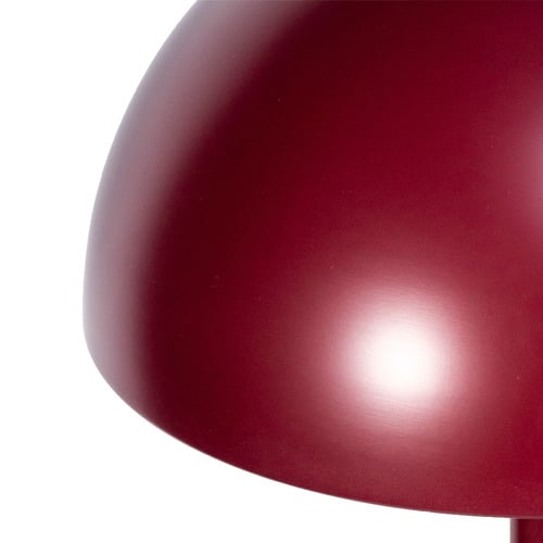 47cm Merlot Teo Mushroom Metal Table Lamp