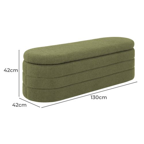 Cosy Teddy Storage Ottoman Bench