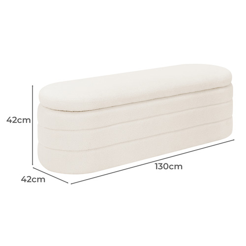 Cosy Teddy Storage Ottoman Bench