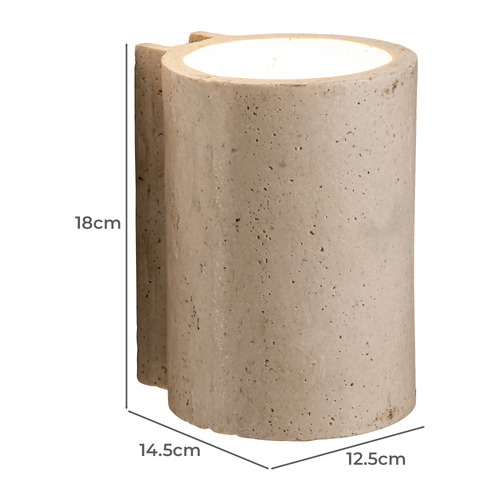 Lena Stonecast Wall Sconce