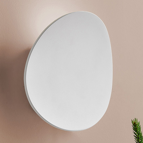 White Hollis Outdoor Aluminium Wall Light