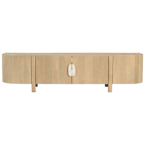 Laila Mango Wood & Banswara Marble TV Unit