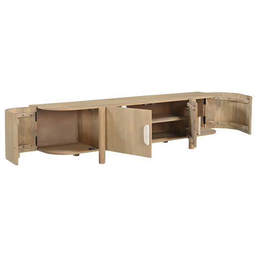 Laila Mango Wood & Banswara Marble TV Unit