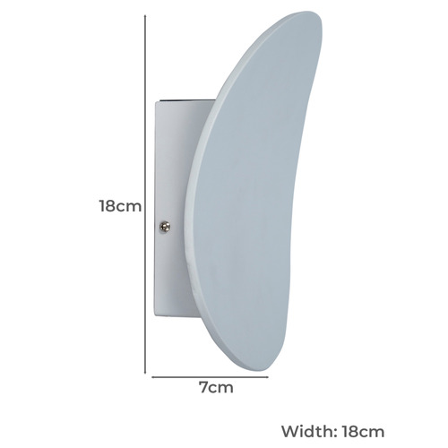 White Hollis Aluminium Outdoor Wall Light