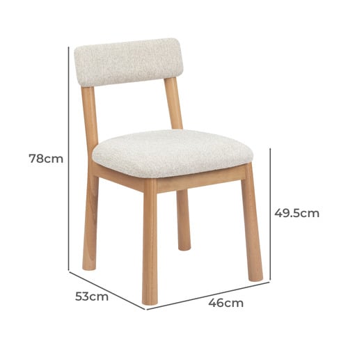 Theo Beech Wood Dining Chairs