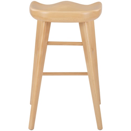 63cm Sella Beech Wood Bar Stool