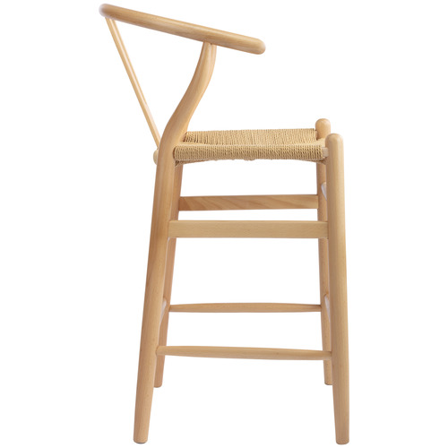 66cm Hans Wegner Wishbone Replica Bar Stool