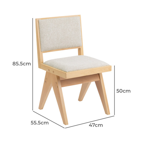 Adi Beech Wood Dining Chairs