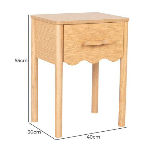 Kids' Kye Wavy Bedside Table