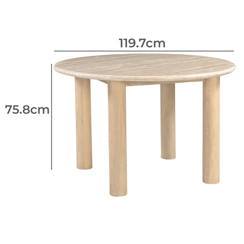 Asha Mango Wood Dining Table