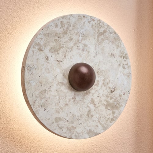 Hector Mactan Stone LED Wall Sconce