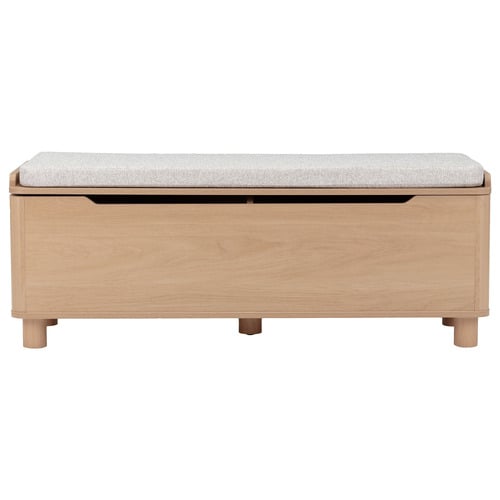 Rupert Boucle Storage Ottoman Bench