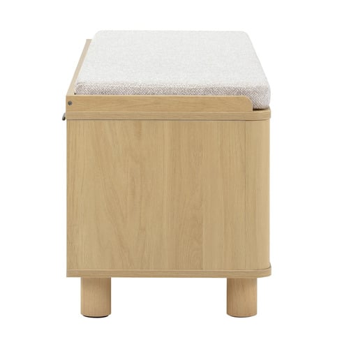 Rupert Boucle Storage Ottoman Bench