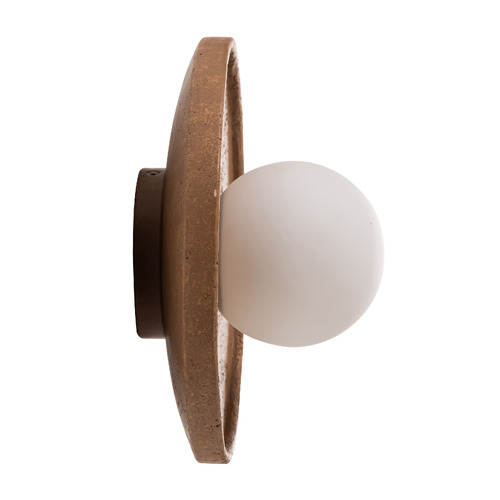 Riley Travertine-Look Wall Sconce
