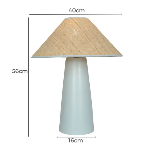 50cm Lilly Ceramic Table Lamp