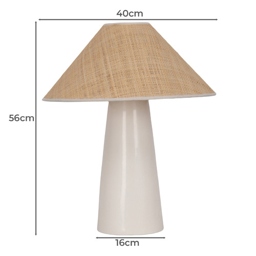 50cm Lilly Ceramic Table Lamp