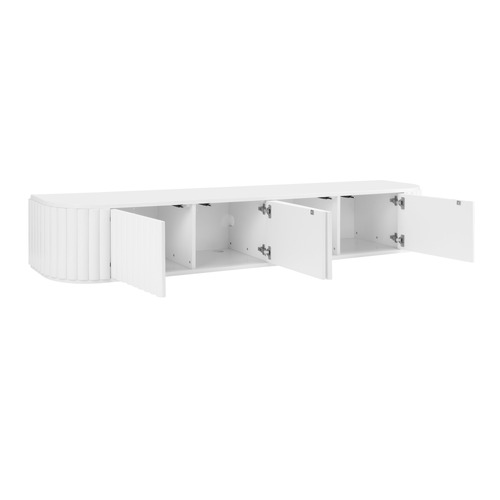 Hayley Curved Wall-Mounted TV Unit