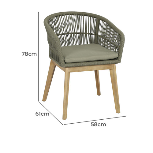 Laguna Rope Outdoor Dining Chair